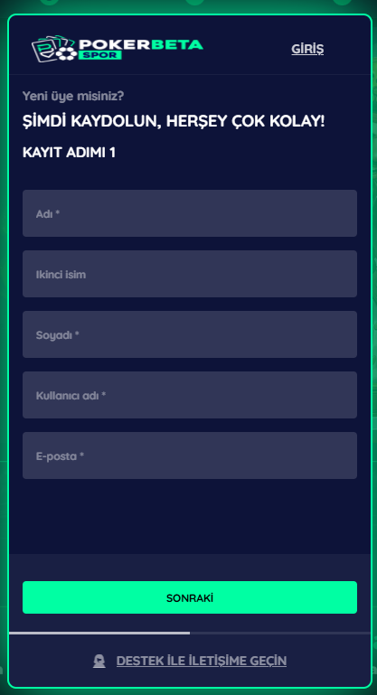 Pokerbetaspor Giriş